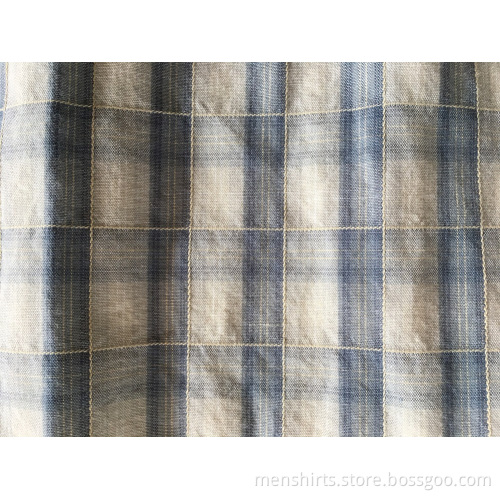Cotton Yarn Dyed Man Shirt